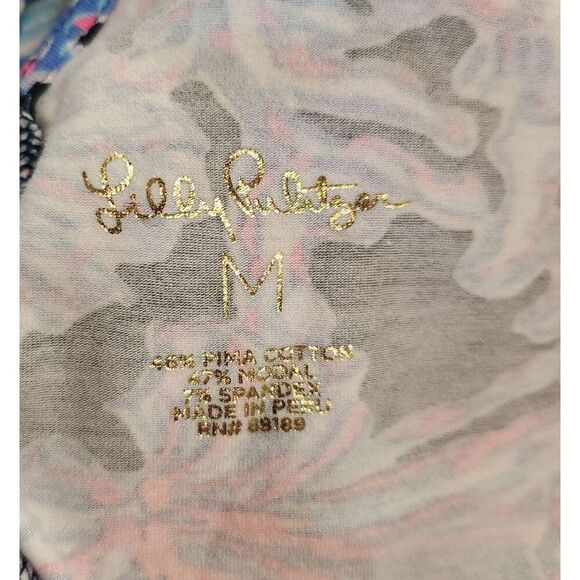 Lilly Pulitzer Kristen Strappy Tank Shells Bells Size Medium - Picture 6 of 6